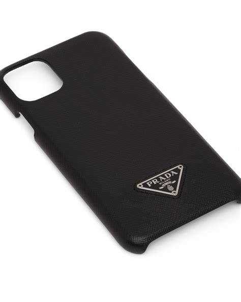 iphone 11 pro max prada|Black Saffiano Leather iPhone 11 Pro Max Cover .